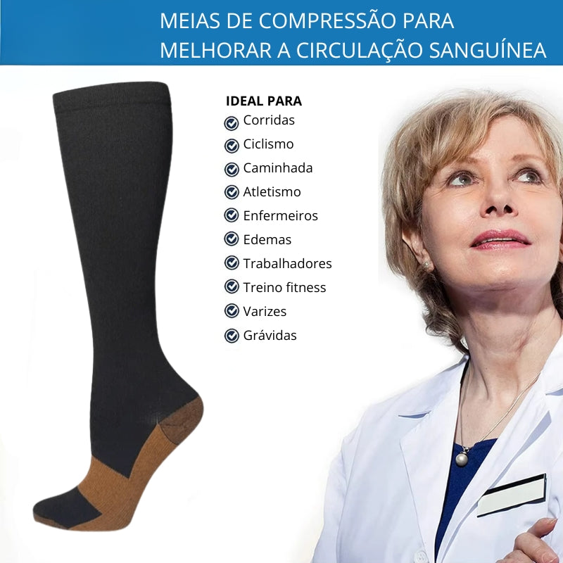 Meia Compressão - Minhas Meias